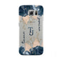 Monogrammed Florals Samsung Galaxy S6 Case