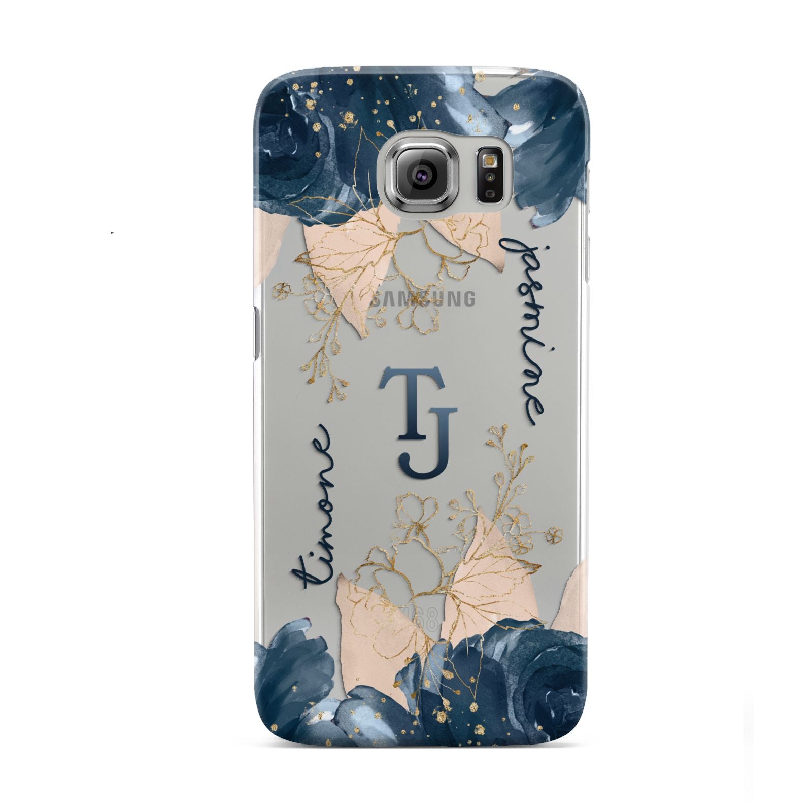Monogrammed Florals Samsung Galaxy S6 Case