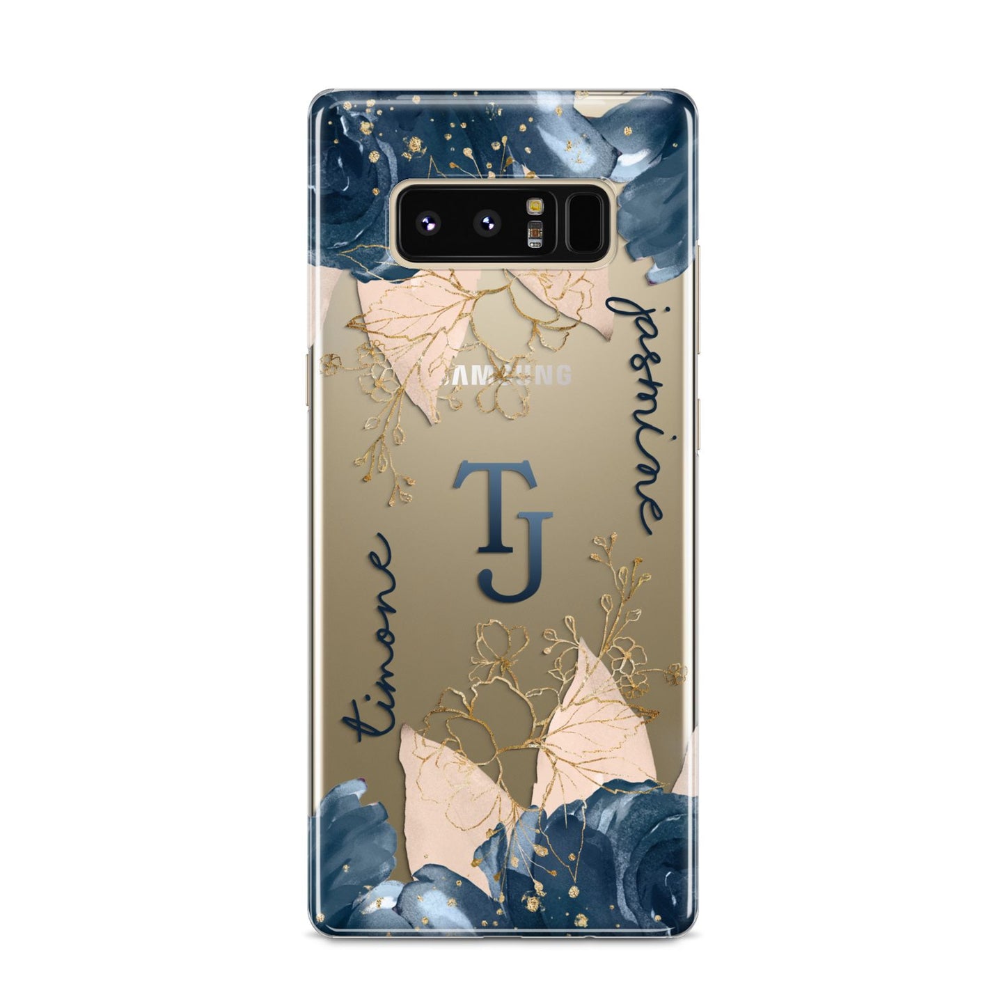 Monogrammed Florals Samsung Galaxy S8 Case