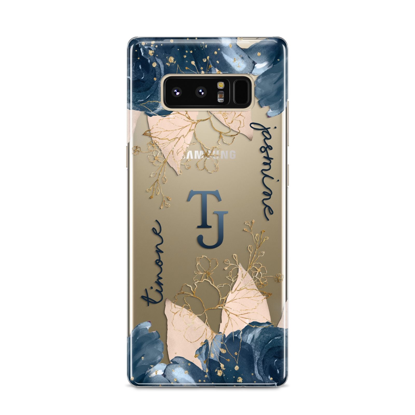 Monogrammed Florals Samsung Galaxy S8 Case