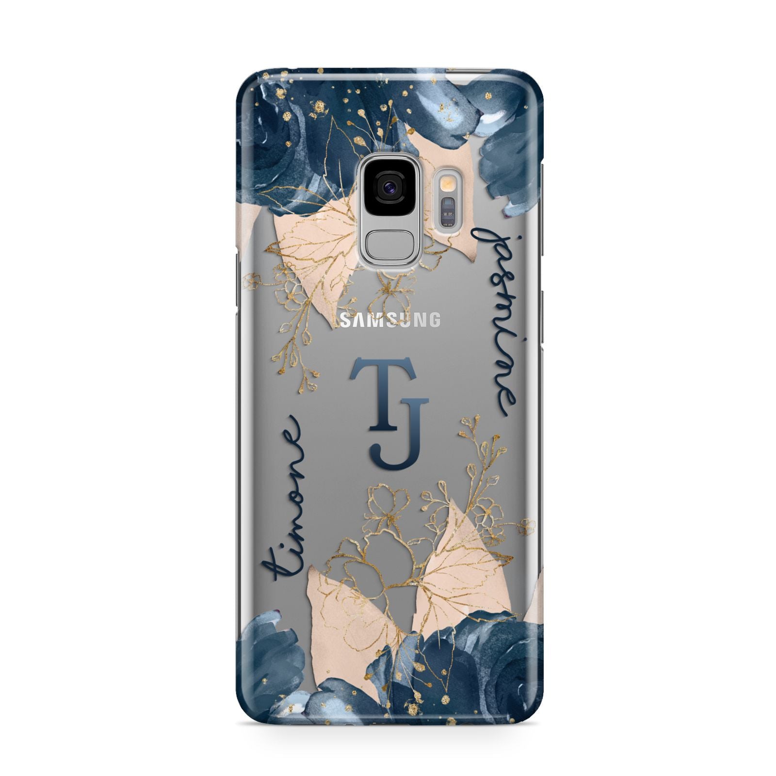 Monogrammed Florals Samsung Galaxy S9 Case