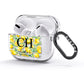 Monogrammed Lemon Fruit AirPods Glitter Case 3rd Gen Side Image