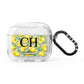 Monogrammed Lemon Fruit AirPods Glitter Case 3rd Gen