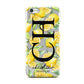 Monogrammed Lemon Fruit Apple iPhone 5c Case