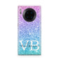 Monogrammed Multi Colour Glitter Name Huawei Mate 30 Pro Phone Case
