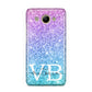 Monogrammed Multi Colour Glitter Name Huawei Y3 2017