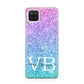 Monogrammed Multi Colour Glitter Name Samsung A12 Case