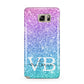 Monogrammed Multi Colour Glitter Name Samsung Galaxy Note 5 Case