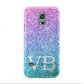 Monogrammed Multi Colour Glitter Name Samsung Galaxy S5 Mini Case