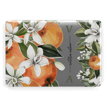 Monogrammed Orange Tree Apple MacBook Case