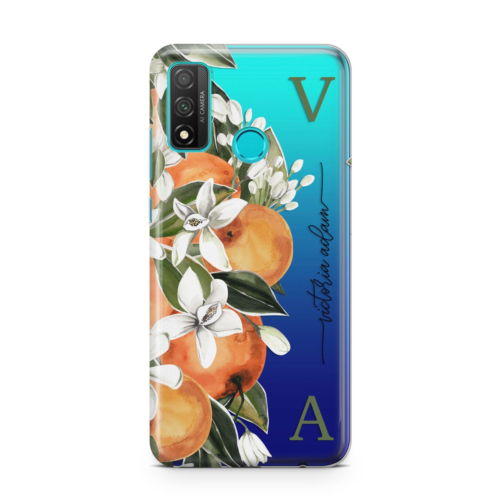 Monogrammed Orange Tree Huawei P Smart 2020