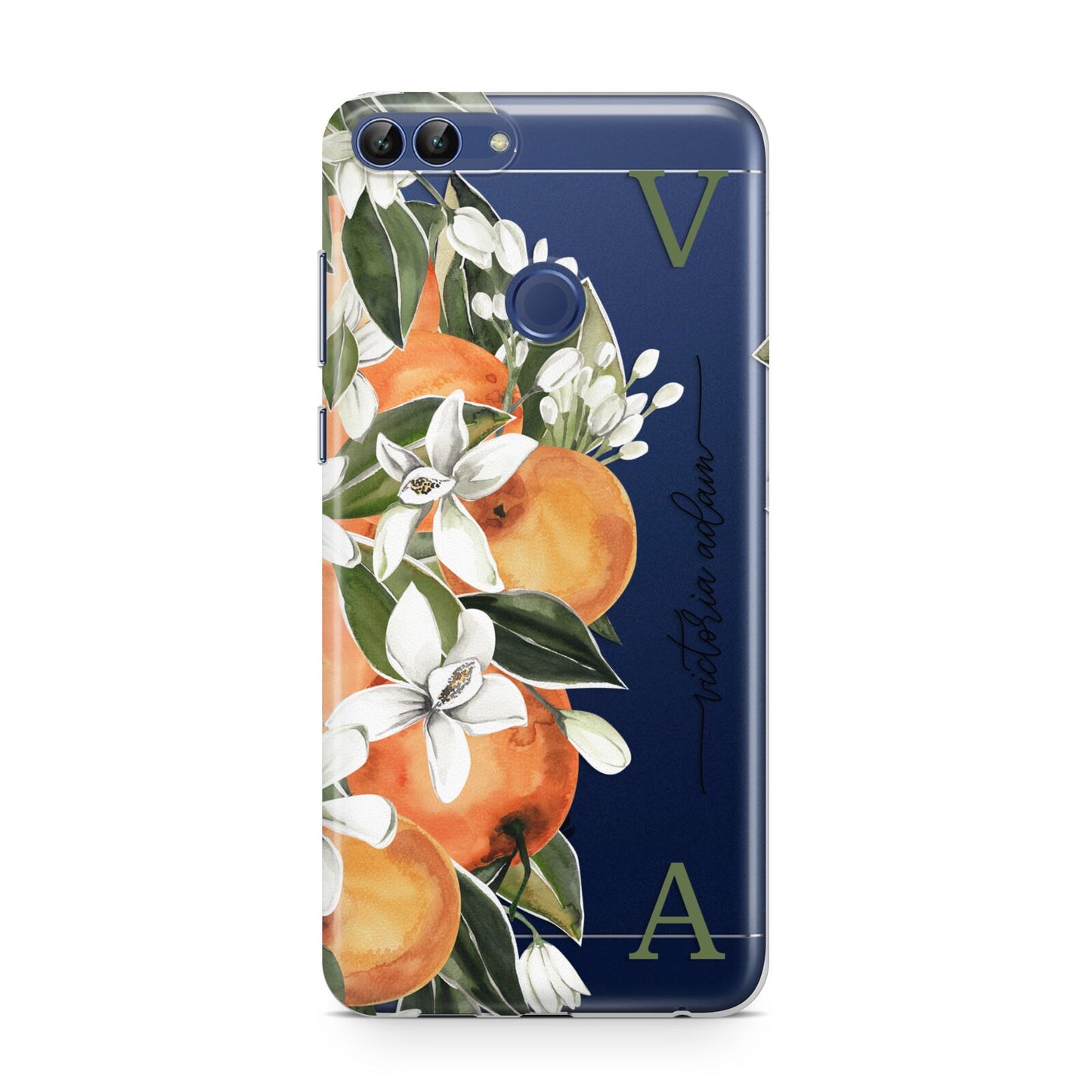 Monogrammed Orange Tree Huawei P Smart Case