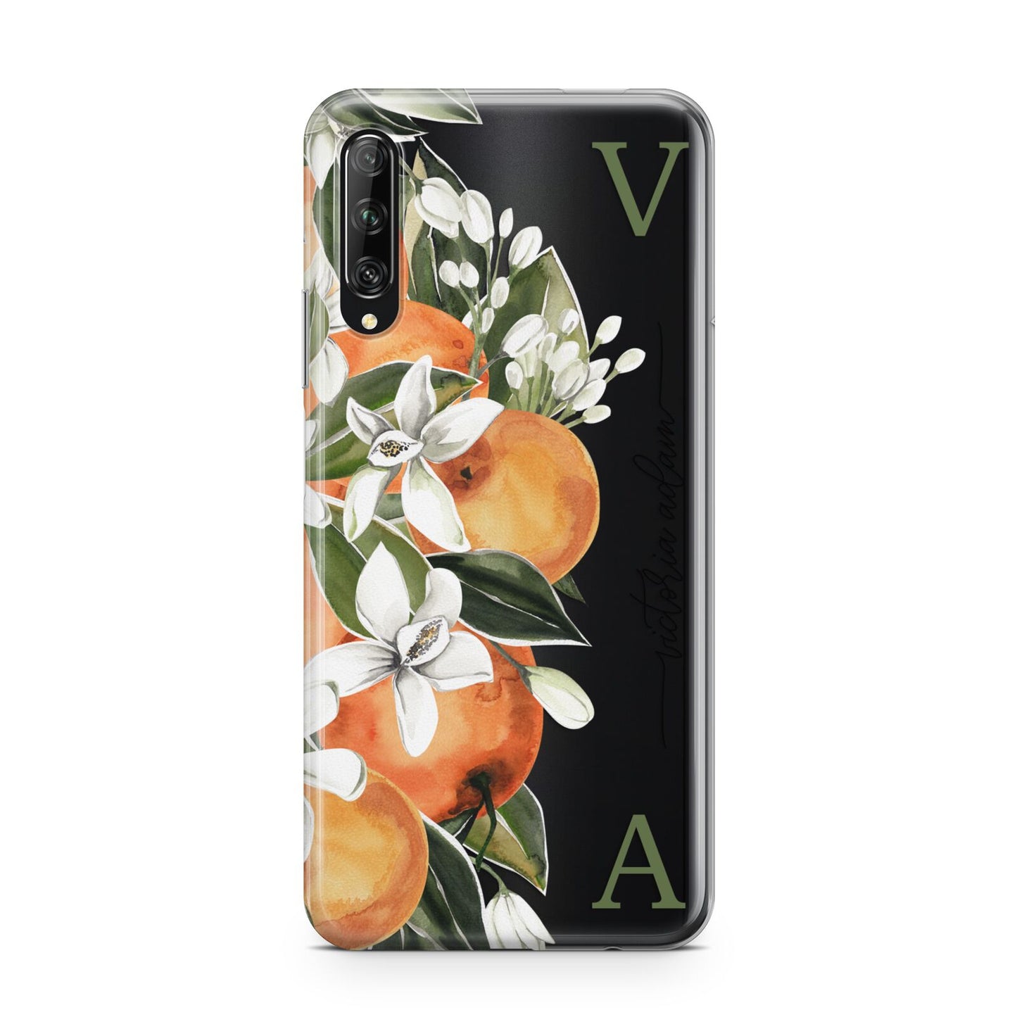 Monogrammed Orange Tree Huawei P Smart Pro 2019