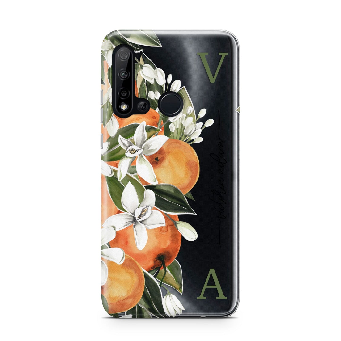 Monogrammed Orange Tree Huawei P20 Lite 5G Phone Case