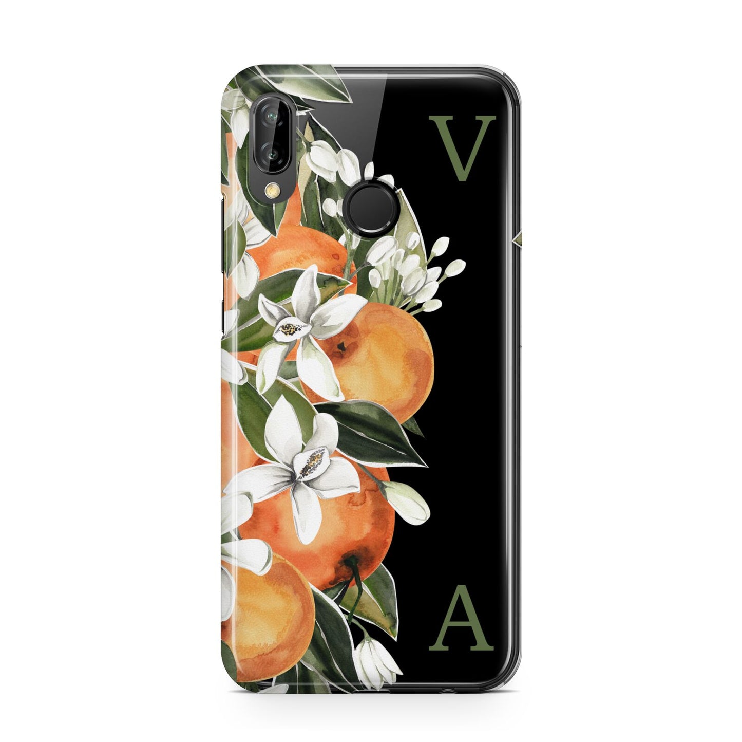 Monogrammed Orange Tree Huawei P20 Lite Phone Case