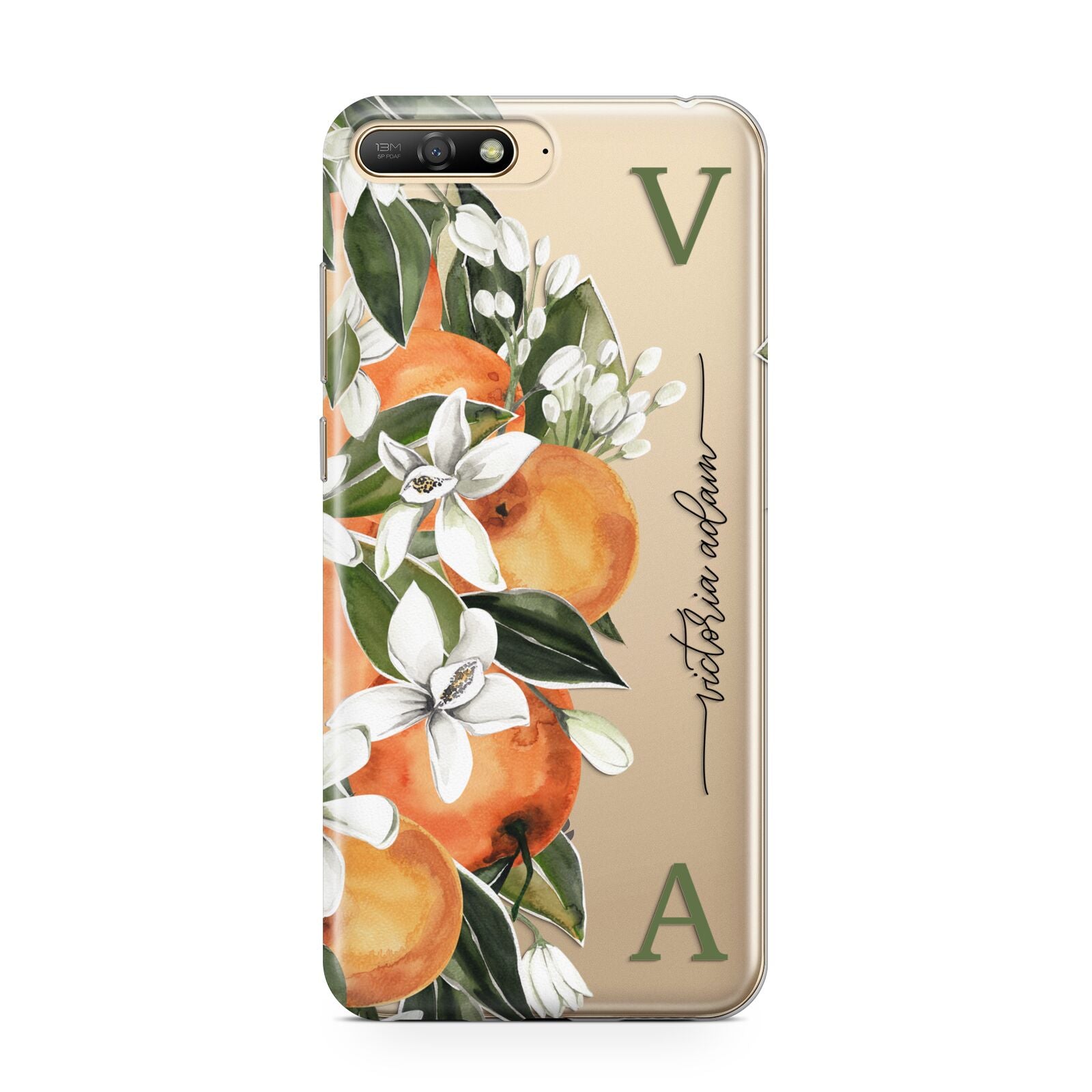 Monogrammed Orange Tree Huawei Y6 2018