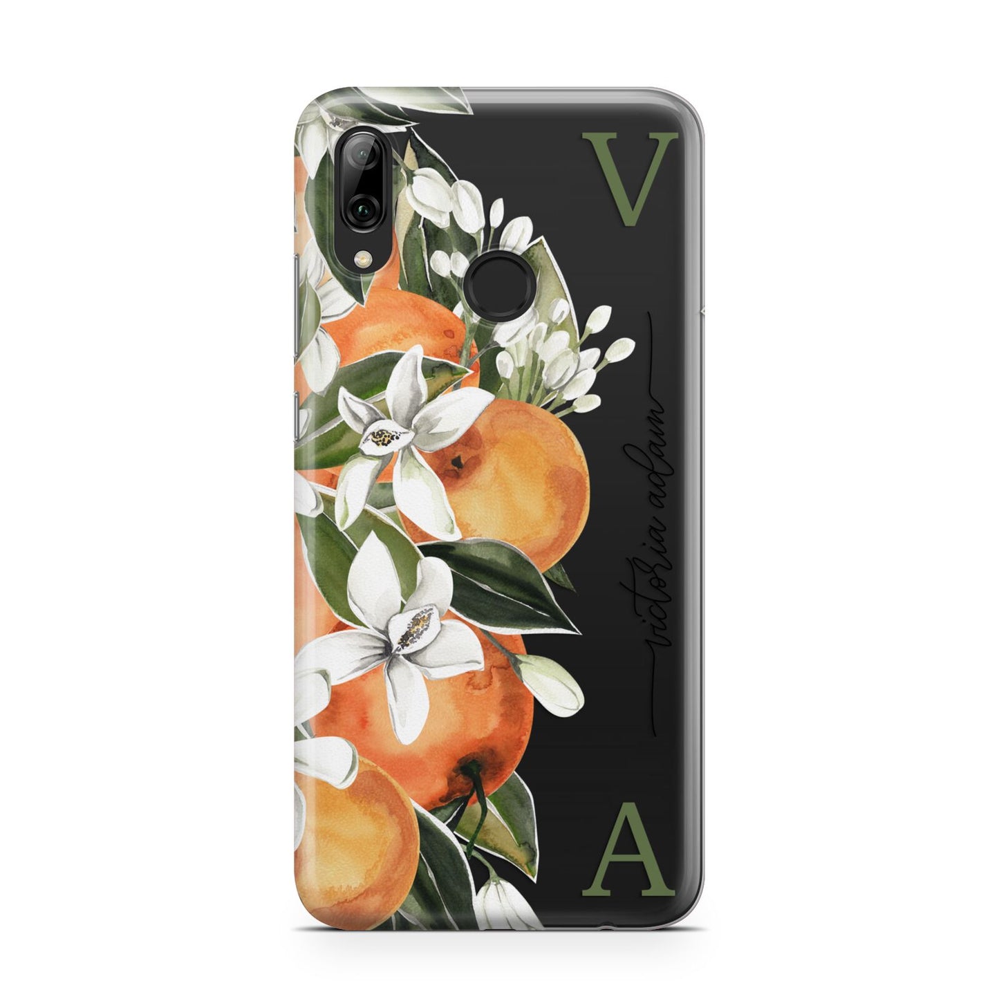 Monogrammed Orange Tree Huawei Y7 2019