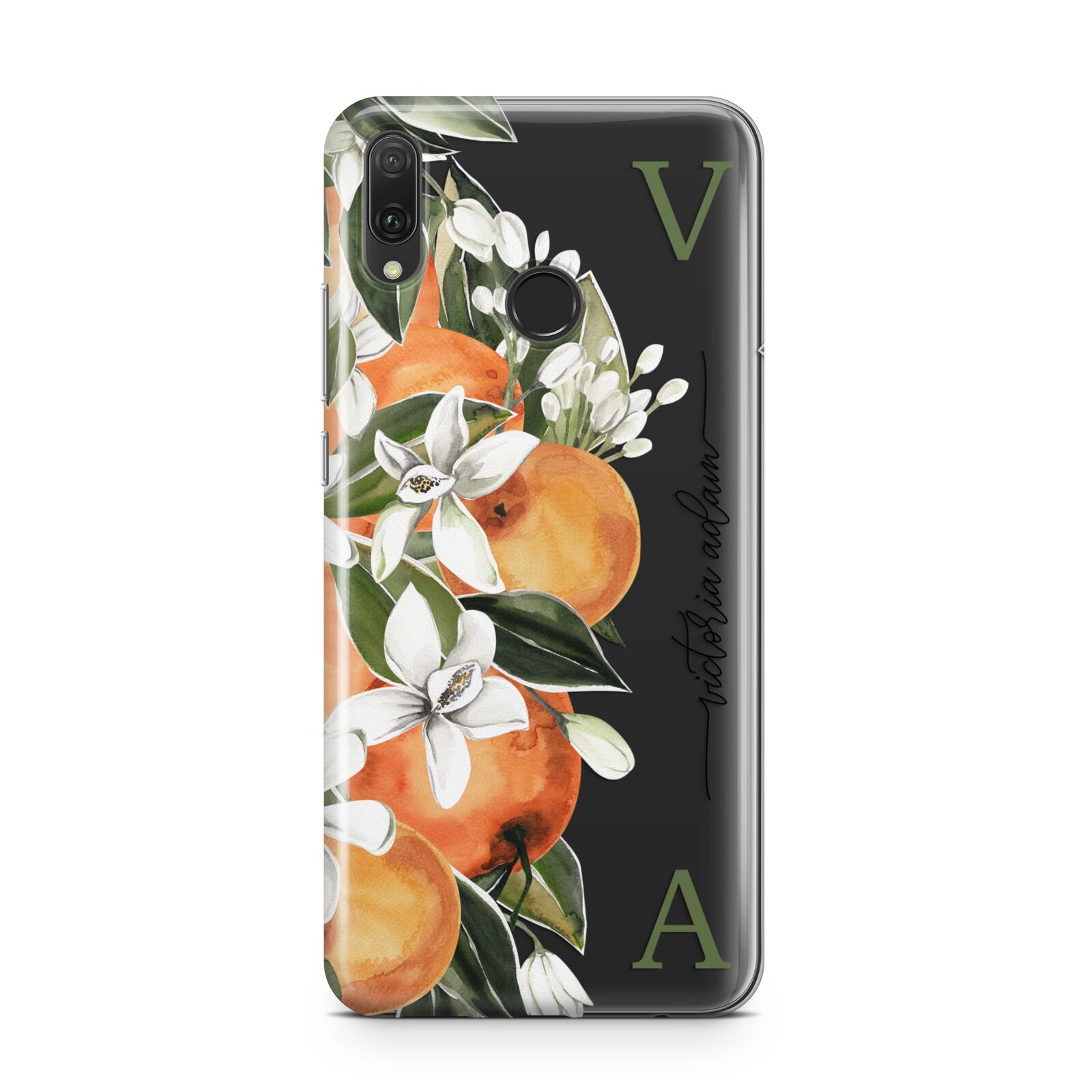 Monogrammed Orange Tree Huawei Y9 2019