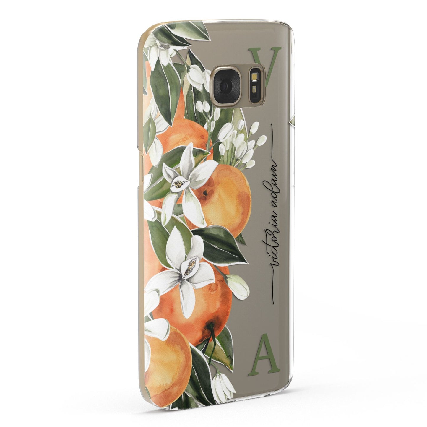 Monogrammed Orange Tree Samsung Galaxy Case Fourty Five Degrees