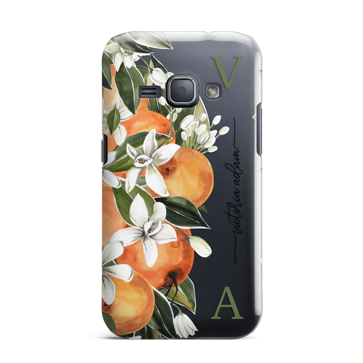 Monogrammed Orange Tree Samsung Galaxy J1 2016 Case