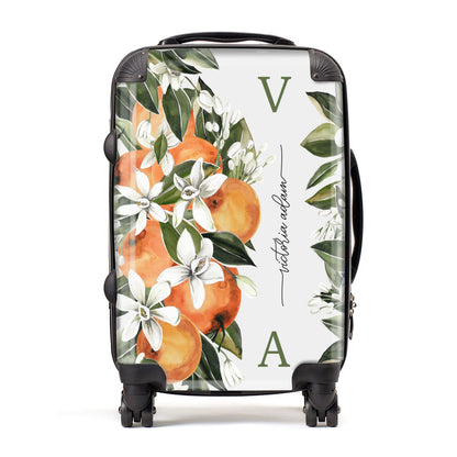 Monogrammed Orange Tree Suitcase