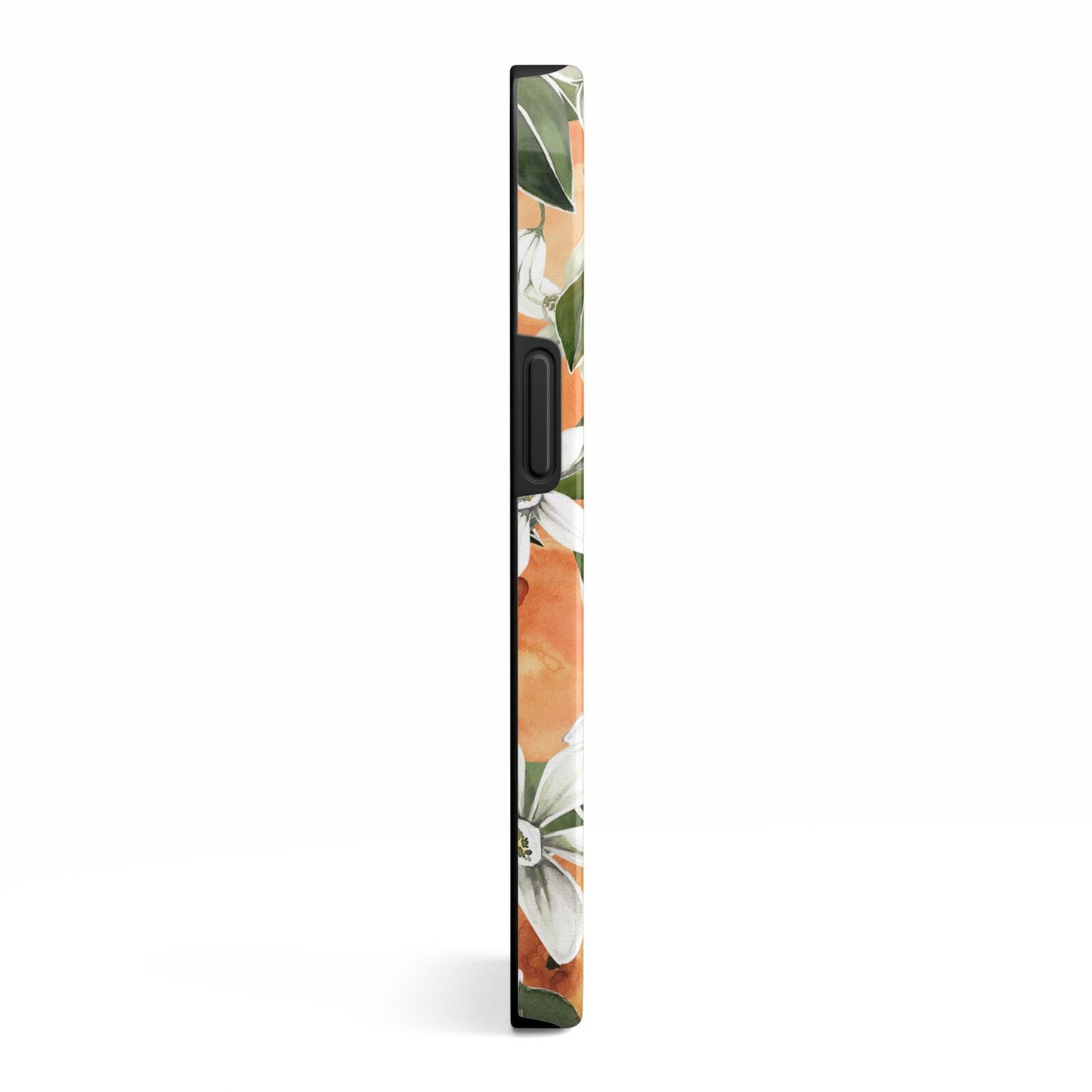 Monogrammed Orange Tree iPhone 13 Side Image 3D Tough Case