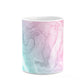 Monogrammed Pink Turquoise Pastel Marble 10oz Mug Alternative Image 7