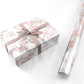 Monogrammed Rose Gold Marble Personalised Wrapping Paper