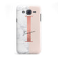 Monogrammed Rose Gold Marble Samsung Galaxy J5 Case