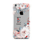 Monogrammed Roses Floral Wreath Apple iPhone 5c Case