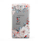 Monogrammed Roses Floral Wreath Samsung Galaxy Note 3 Case