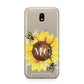 Monogrammed Sunflower with Little Bees Samsung J5 2017 Case