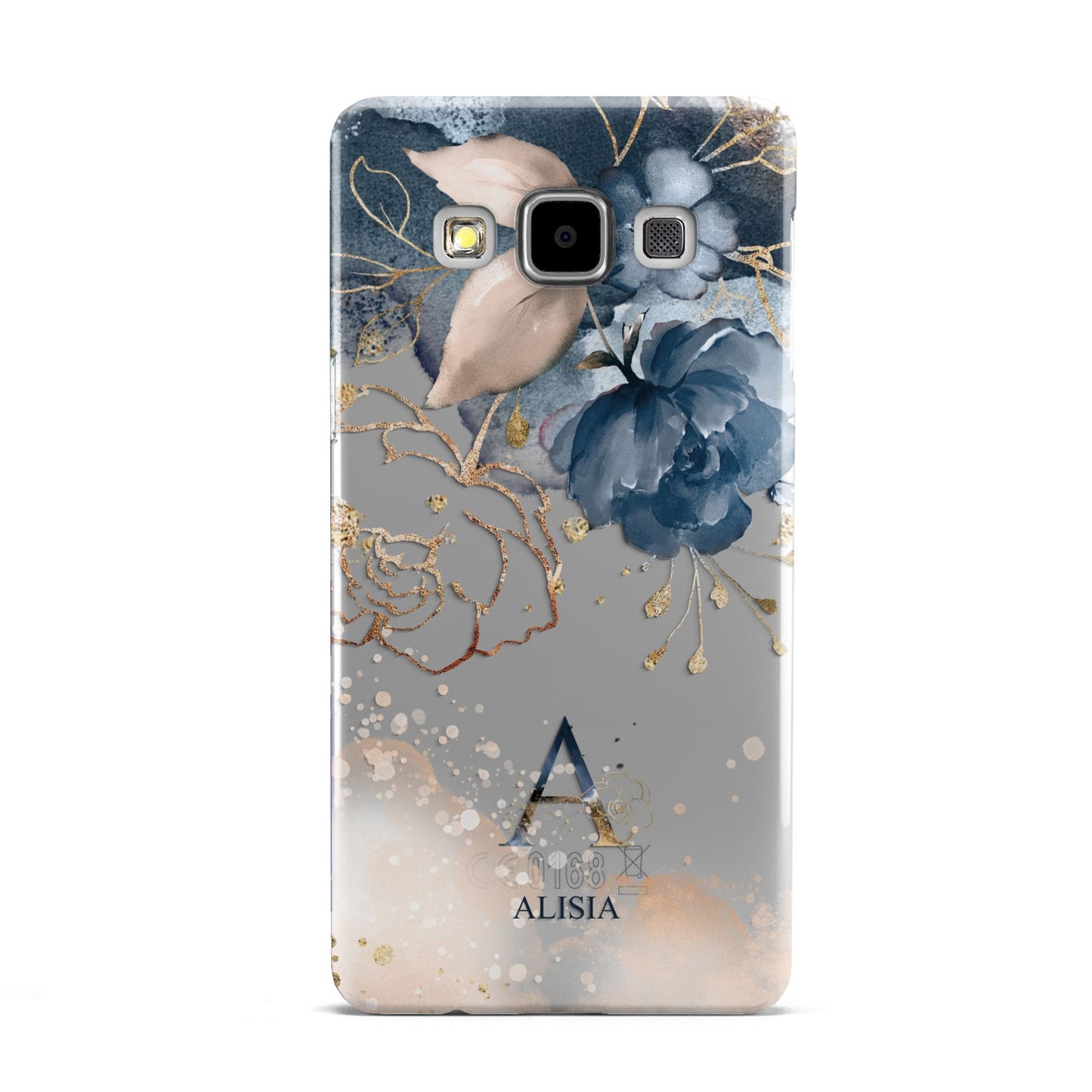 Monogrammed Watercolour Flower Elements Samsung Galaxy A5 Case