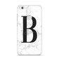 Monogrammed White Marble Huawei P8 Lite Case