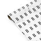 Monogrammed White Marble Personalised Gift Wrap