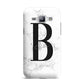 Monogrammed White Marble Samsung Galaxy J1 2015 Case