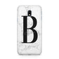Monogrammed White Marble Samsung Galaxy J3 2017 Case