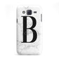 Monogrammed White Marble Samsung Galaxy J5 Case