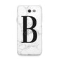 Monogrammed White Marble Samsung Galaxy J7 2017 Case