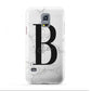 Monogrammed White Marble Samsung Galaxy S5 Mini Case