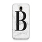 Monogrammed White Marble Samsung J5 2017 Case