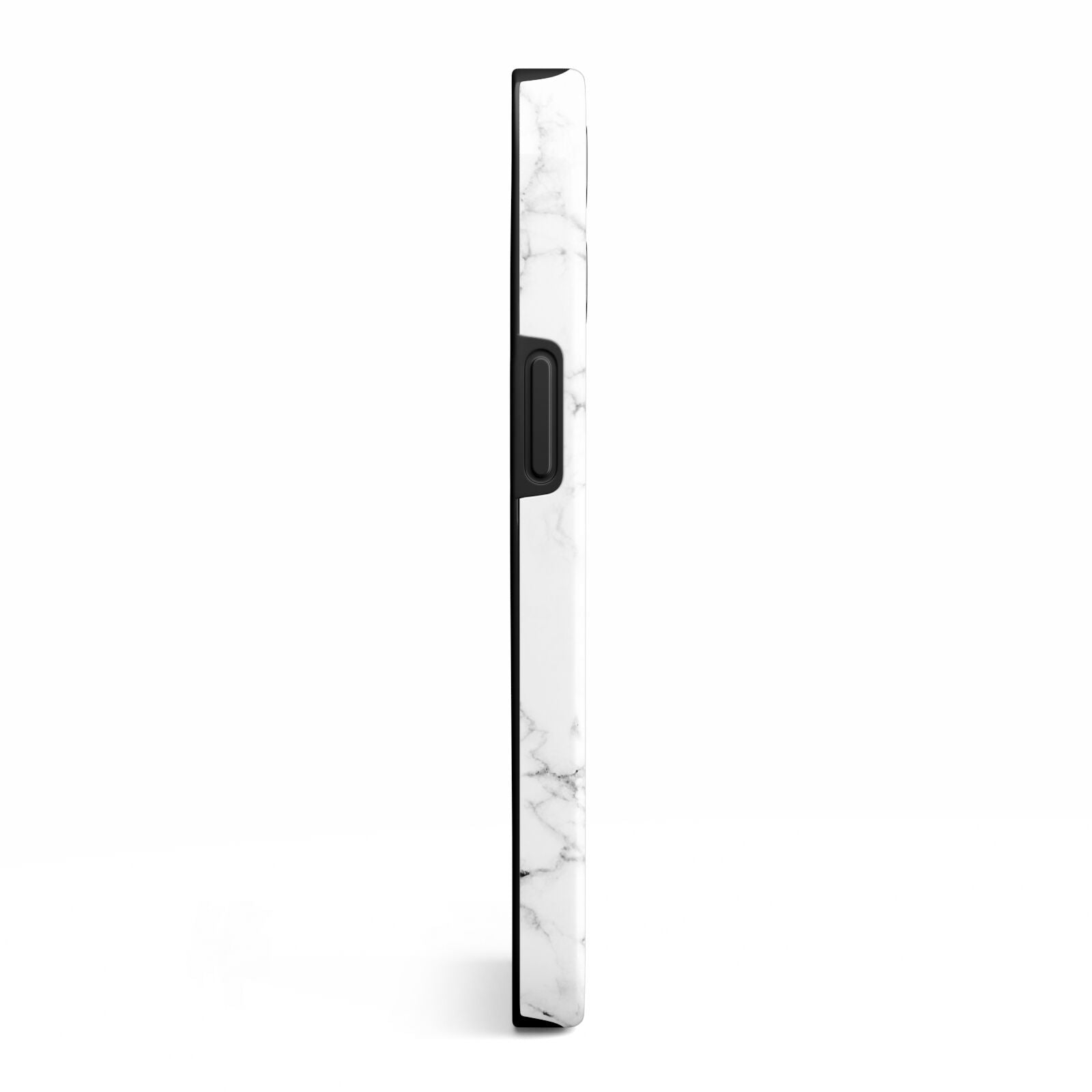 Monogrammed White Marble iPhone 13 Pro Side Image 3D Tough Case