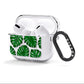 Monstera Leaf AirPods Clear Case 3rd Gen Side Image