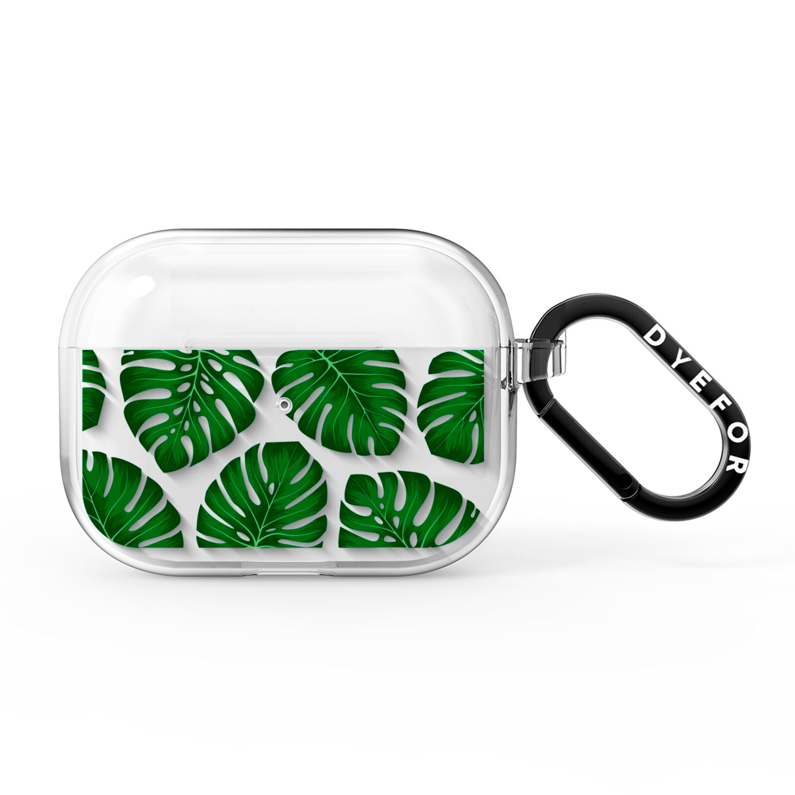 Monstera Leaf AirPods Pro Clear Case