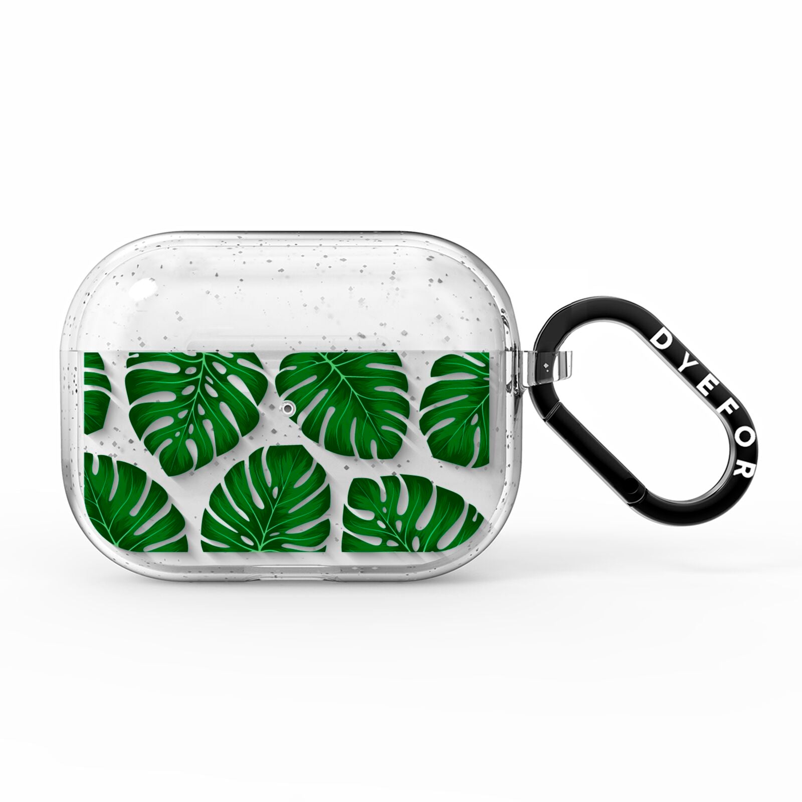 Monstera Leaf AirPods Pro Glitter Case