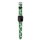 Monstera Leaf Apple Watch Strap Size 38mm with Silver Hardware