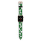 Monstera Leaf Apple Watch Strap with Gold Hardware