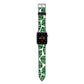 Monstera Leaf Apple Watch Strap with Silver Hardware