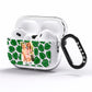 Monstera Leaf Instant Photo AirPods Pro Clear Case Side Image