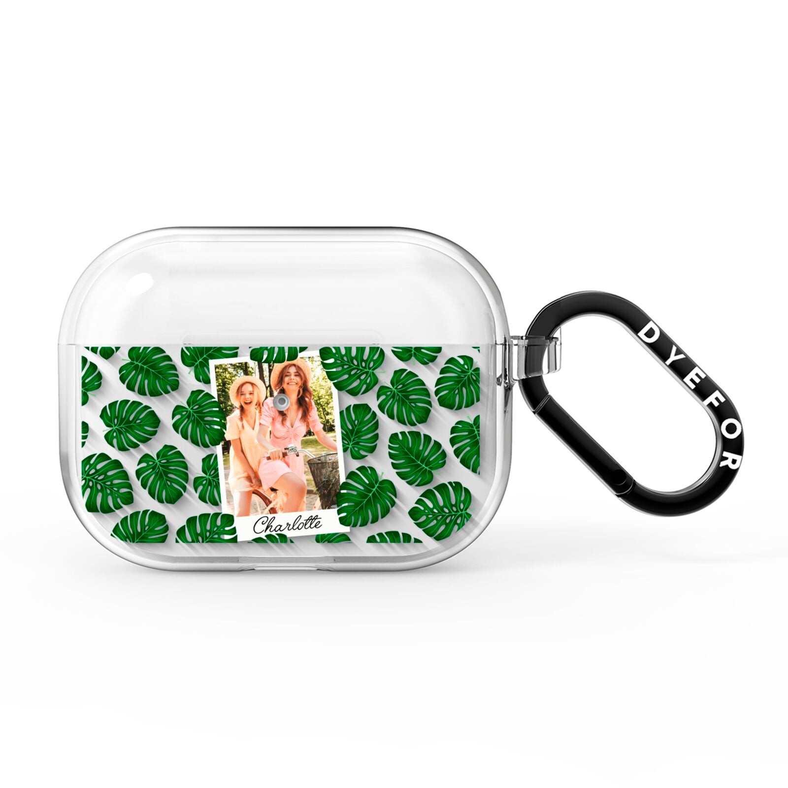 Monstera Leaf Instant Photo AirPods Pro Clear Case